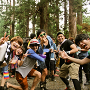 ノリのいい若者達